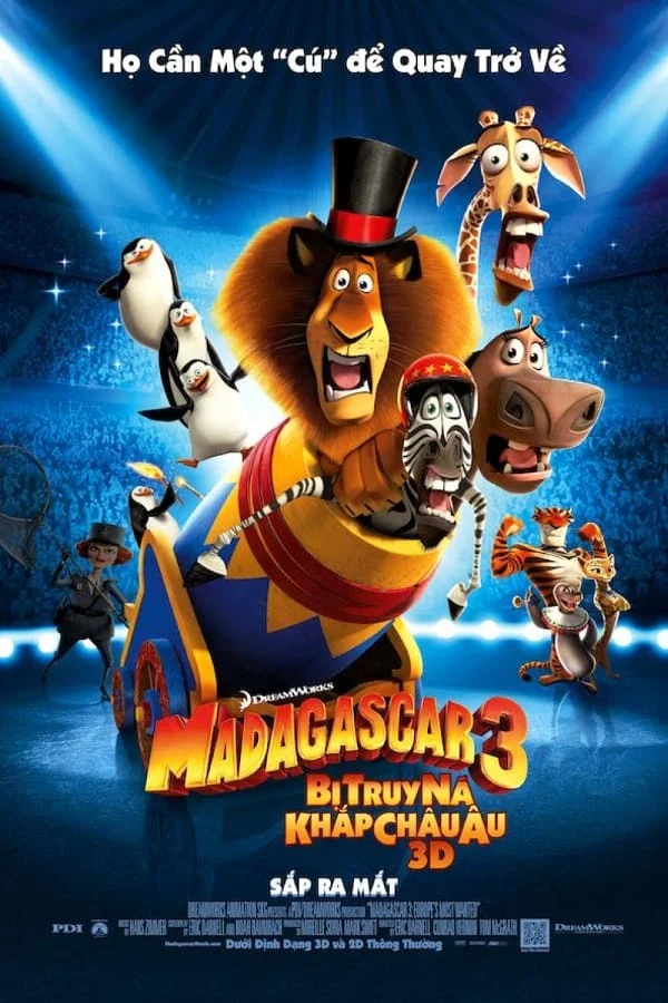 Madagascar 3: Thần Tượng Châu Âu - Madagascar 3: Europe's Most Wanted (2012) Madagascar 3: Thần Tượng Châu Âu - Madagascar 3: Europe's Most Wanted (2012)