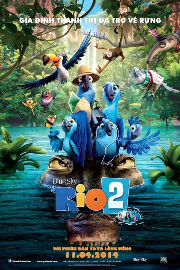 Chú Vẹt Đuôi Dài 2 - Rio 2 (2014) Chú Vẹt Đuôi Dài 2 - Rio 2 (2014)