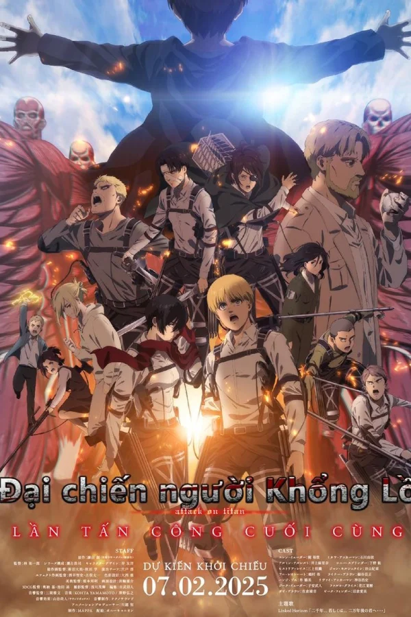 Đại Chiến Người Khổng Lồ: Lần Tấn Công Cuối Cùng - Attack On Titan: The Last Attack (2024) Đại Chiến Người Khổng Lồ: Lần Tấn Công Cuối Cùng - Attack On Titan: The Last Attack (2024)