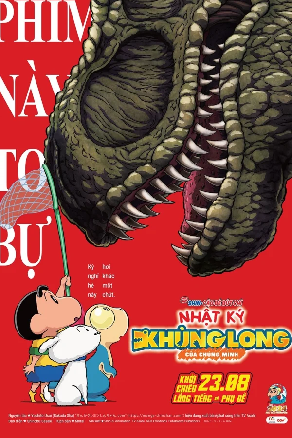 Shin – Cậu Bé Bút Chì 32: Nhật Ký Khủng Long Của Mình - Crayon Shin-chan the Movie: Our Dinosaur Diary (2024)